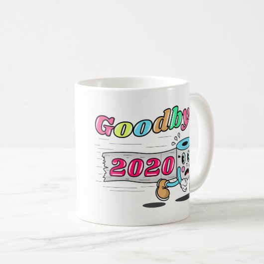 Goodbye 2020 - Es ist endlich vorbei Kaffeetasse (VorderseiteRechts)