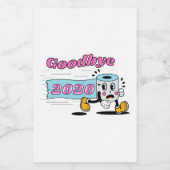 Goodbye 2020 - Es ist endlich vorbei Lebensmitteletikett (Einzelnes Label)