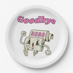 Goodbye 2020 - Es ist endlich vorbei Pappteller