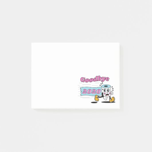 Goodbye 2020 - Es ist endlich vorbei Post-it Klebezettel (Vorderseite)