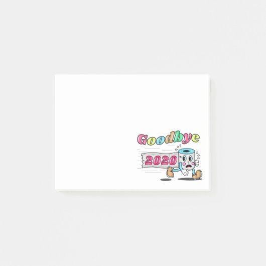 Goodbye 2020 - Es ist endlich vorbei Post-it Klebezettel (Vorderseite)