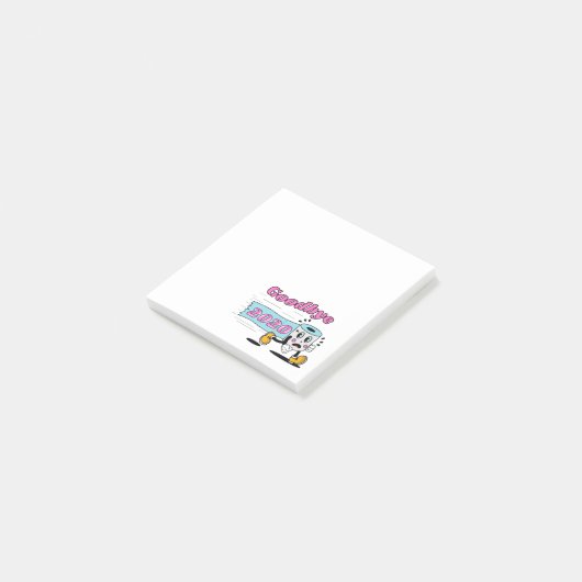 Goodbye 2020 - Es ist endlich vorbei Post-it Klebezettel (angewinkelt)