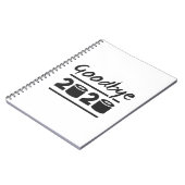 Goodbye 2020 Toilettenpapier - endlich vorbei Notizblock (Linke Seite)