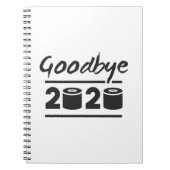 Goodbye 2020 Toilettenpapier - endlich vorbei Notizblock (Vorderseite)