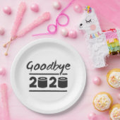 Goodbye 2020 Toilettenpapier - endlich vorbei Pappteller (Party)