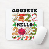 Goodbye 2022 Hello 2023 Fappy New Year Funny Chris Mousepad (Mit Mouse)