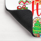 Goodbye 2022 Hello 2023 Niedlicher Weihnachtsleopa Mousepad (Ecke)