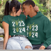 Goodbye 2023 Willkommen 2024 Weihnachten Weihnacht Hoodie