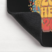 Goodbye 2024 Hello 2025 Fappy New Year Merry Chris Mousepad (Ecke)