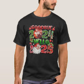 Goodbye 2024 Hello 2025 Fappy New Year's Eve Chris T-Shirt (Vorderseite)