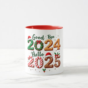 Goodbye 2024, Hello 2025 - Festive New Year Tasse