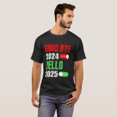 Goodbye 2024 Hello 2025 Happy New Year 2025 Family T-Shirt (Vorne ganz)