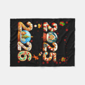 Goodbye 2025 Hello 2026 Christmas And Happy New Ye Fleecedecke (Vorderseite (Horizontal))