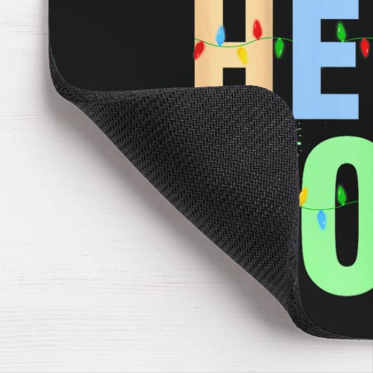 Goodbye 2025 Hello 2026 Christmas Lights Happy New Mousepad (Ecke)