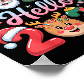 Goodbye 2025 Hello 2026 Christmas New Year Gift  Poster (Ecke)