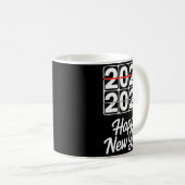 Goodbye 2025 Hello 2026 Clock Happy New Year Party Kaffeetasse (VorderseiteRechts)