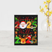 Goodbye 2025 Hello 2026 Happy New Year Christmas F Karte (Gelbe Blume)