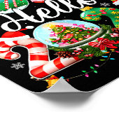 Goodbye 2025 Hello 2026 Happy New Year Christmas P Poster (Ecke)