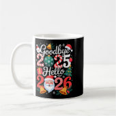 Goodbye 2025 Hello 2026 Happy New Year Family Matc Kaffeetasse (Links)