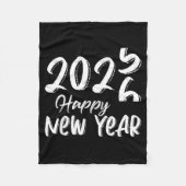 Goodbye 2025 Hello 2026 Happy New Year New Years E Fleecedecke (Vorderseite)
