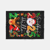 Goodbye 2025 Hello 2026 Happy New Year's Eve Chris Fleecedecke (Vorderseite (Horizontal))