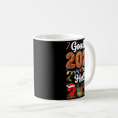 Goodbye 2025 Hello 2026 Happy New Year's Eve Chris Kaffeetasse (VorderseiteRechts)