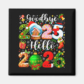 Goodbye 2025 Hello 2026 Happy New Year's Eve Chris Magnet (Vorne)