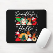 Goodbye 2025 Hello 2026 Happy New Year's Eve Chris Mousepad (Mit Mouse)
