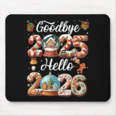 Goodbye 2025 Hello 2026 Happy New Year's Eve Chris Mousepad (Vorne)