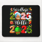 Goodbye 2025 Hello 2026 Happy New Year's Eve Chris Mousepad (Vorne)