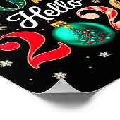 Goodbye 2025 Hello 2026 Happy New Year's Eve Chris Poster (Ecke)