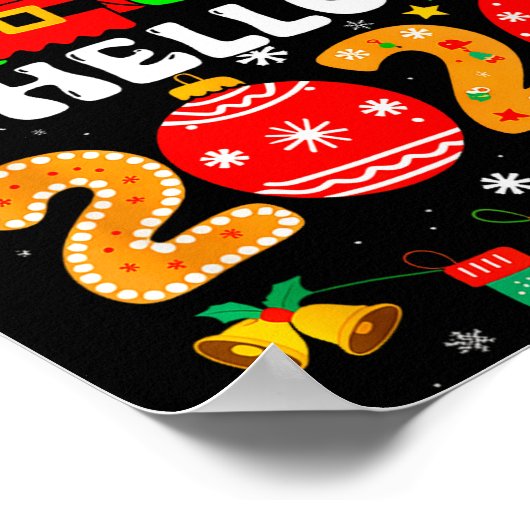 Goodbye 2025 Hello 2026 Happy New Year's Eve Chris Poster (Ecke)