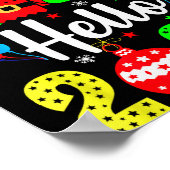 Goodbye 2025 Hello 2026 Happy New Year's Eve Chris Poster (Ecke)