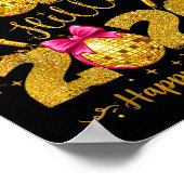 Goodbye 2025 Hello 2026 Happy New Year's Eve  Poster (Ecke)