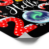 Goodbye 2025 Hello 2026 Merry Christmas Happy New  Poster (Ecke)