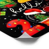 Goodbye 2025 Hello 2026 Merry Christmas Happy New Poster (Ecke)