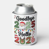 Goodbye 2025 Hello 2026 New Year Resolution   Dosenkühler (Kanne Vorderseite)