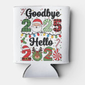 Goodbye 2025 Hello 2026 New Year Resolution   Dosenkühler (Vorderseite)