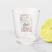 Goodbye 2025 Hello 2026 New Year Resolution Schnapsglas (Rückseite)