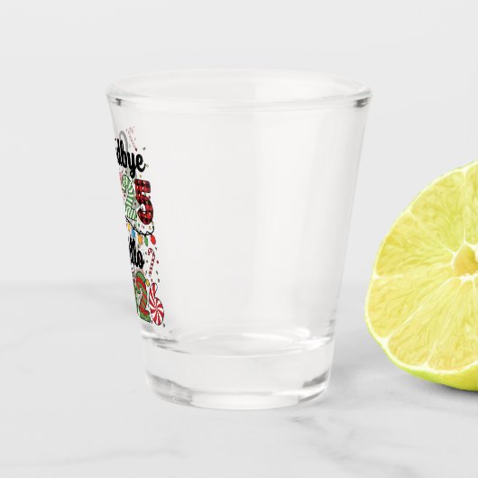 Goodbye 2025 Hello 2026 New Year Resolution Schnapsglas (Rechts)