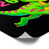 Goodbye 2025 Hello 2026 T Rex Happy New Year 2026 Poster (Ecke)