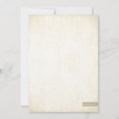 Goodbye 20s Gold Glitzer 30th Birthday Einladung (Rückseite)