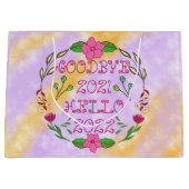 GOODBYE 20XX HELLO 20XX GROßE GESCHENKTÜTE (Vorderseite)