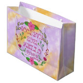 GOODBYE 20XX HELLO 20XX GROßE GESCHENKTÜTE (Vorderseite Schrägansicht)