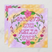 GOODBYE 20XX HELLO 20XX_ NEUE JAHRESKARTE (Vorne/Hinten)