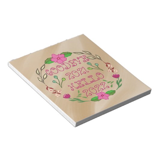 GOODBYE 20XX HELLO 20XX NOTIZBLOCK (angewinkelt)