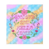 GOODBYE 20XX HELLO 20XX NOTIZBLOCK (Vorderseite)