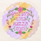 GOODBYE 20XX HELLO 20XX UNTERSETZER (Vorderseite)