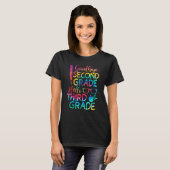 Goodbye 2. Grade Hello Third 3 Grade Abschluss T-Shirt (Vorne ganz)