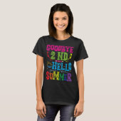 Goodbye 2 Grade Student Teacher Summer Break Gra T-Shirt (Vorne ganz)